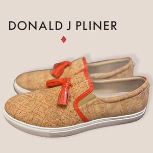 Donald J Pliner Sonora 2 Cork Patent Sneakers 8.5